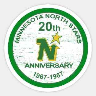 Defunct Minnesota North Stars Hockey 1987 Sticker